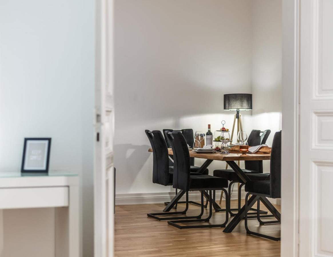 Hochwertige Altbauwohnung Im Modernen Stil In Wiesbaden - Kueche - Terrasse - Wlan - Zentral Eksteriør bilde