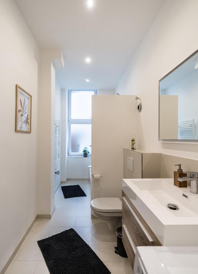 Hochwertige Altbauwohnung Im Modernen Stil In Wiesbaden - Kueche - Terrasse - Wlan - Zentral Eksteriør bilde