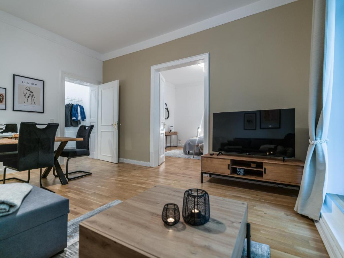 Hochwertige Altbauwohnung Im Modernen Stil In Wiesbaden - Kueche - Terrasse - Wlan - Zentral Eksteriør bilde