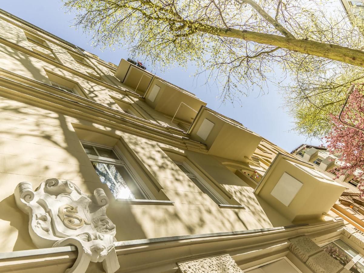 Hochwertige Altbauwohnung Im Modernen Stil In Wiesbaden - Kueche - Terrasse - Wlan - Zentral Eksteriør bilde