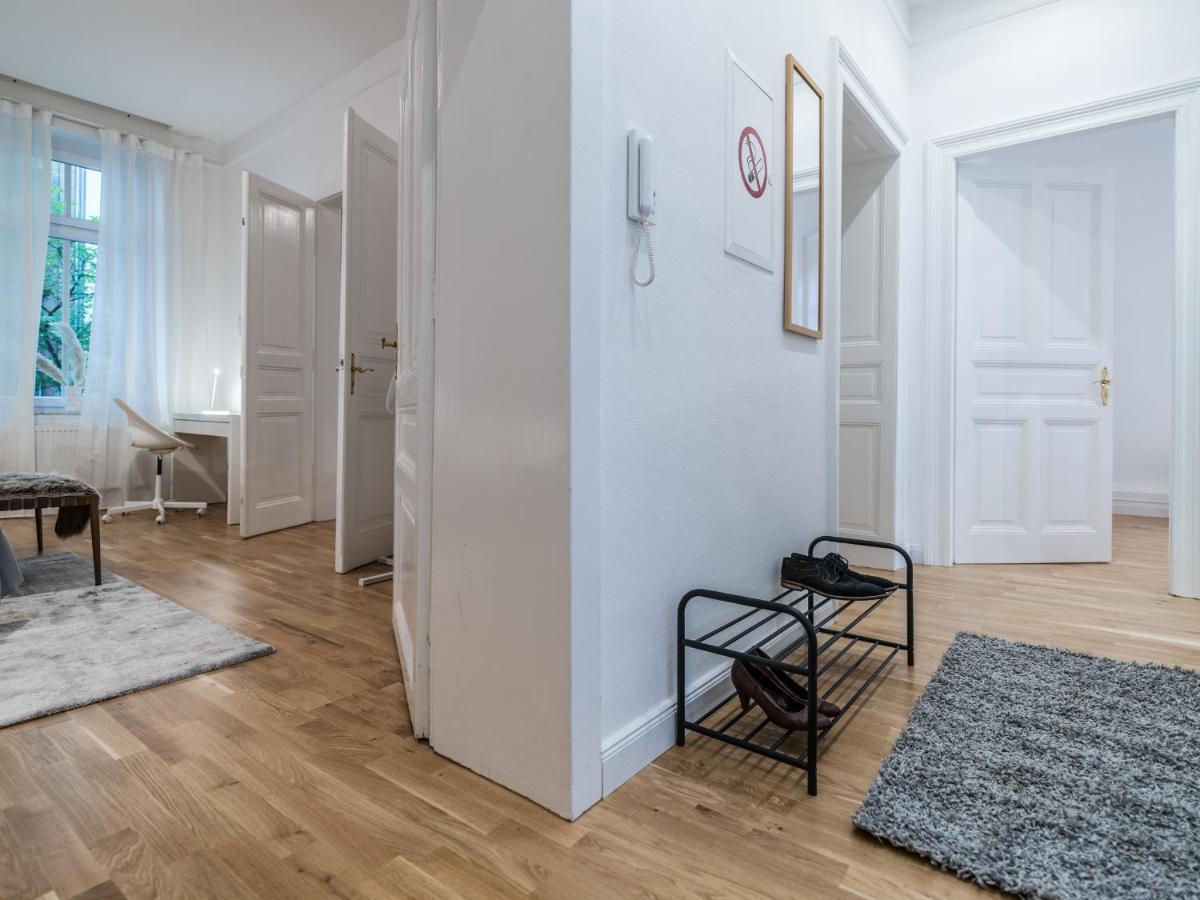 Hochwertige Altbauwohnung Im Modernen Stil In Wiesbaden - Kueche - Terrasse - Wlan - Zentral Eksteriør bilde